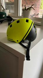 Fietshelm 52-55 cm B-Twin neon groen, Verzenden, Zo goed als nieuw