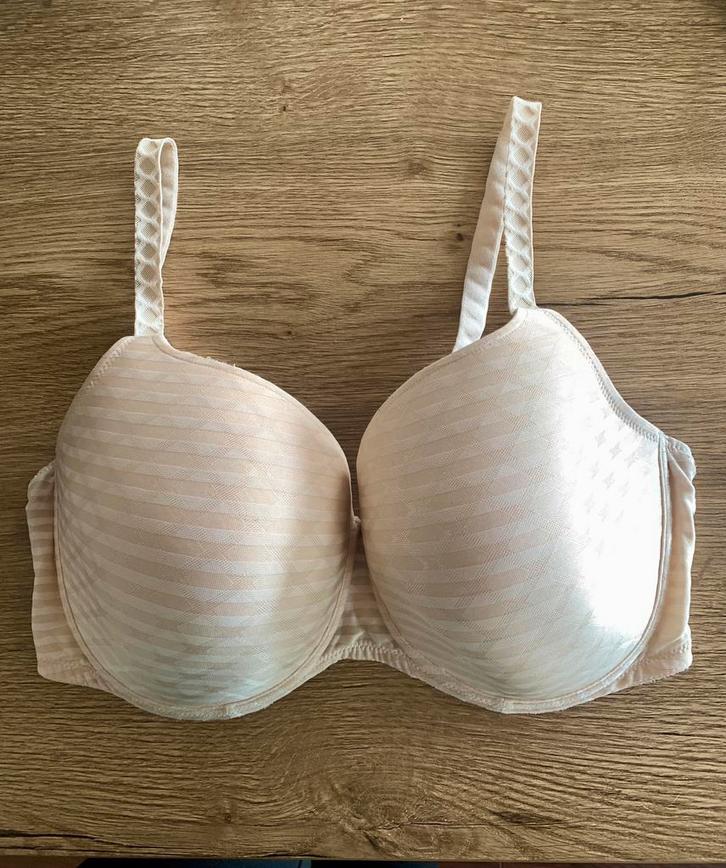 Prima donna 75F voorgevormd huid ruitjesmotief., Kleding | Dames, Ondergoed en Lingerie, BH, Beige, Verzenden