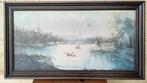 Schilderij Eenden 112x62, Antiek en Kunst, Ophalen