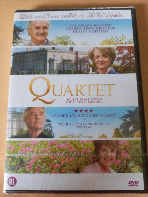 Quartet. Dustin Hoffman. O.a Maggie Smith. Nieuw in seal 4=3, Cd's en Dvd's, Dvd's | Komedie, Nieuw in verpakking, Romantische komedie