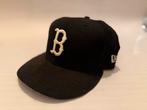 Zwarte New Era Boston Red Sox Cap - Maat 7 3/8 (58,7cm), Ophalen, Nieuw, 58 of 59 cm (L, 7¼ of ⅜ inch), Pet