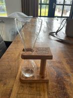 Pauwel Kwak Bierglas met Houten Houder - Antiek Glaswerk Set, Ophalen of Verzenden