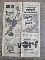 Reclame Persil Wasmiddel met zuurstofwerking (krant 1966), Verzamelen, Ophalen of Verzenden, 1960 tot 1980, Knipsel(s)