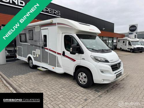 Dethleffs Trend T7057 Queensbed Hefbed Zonnepaneel Luifel Fi, Caravans en Kamperen, Campers, Bedrijf, Half-integraal, tot en met 4