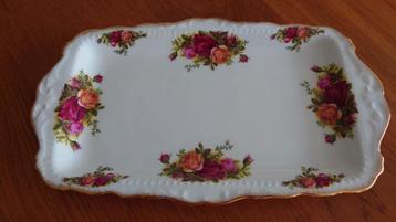 ROYAL ALBERT CAKESCHAAL, COUNTRY ROSES, NIEUWSTAAT beschikbaar voor biedingen