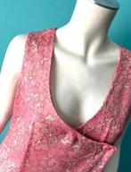 Vintage jaren 60 jurk roze maat 44, Verzenden, Maat 42/44 (L), Vintage, Knielengte