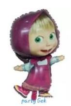 Masha 4 delige set folieballonnen nr M577, Ophalen of Verzenden, Nieuw, Versiering, Verjaardag