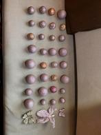 Prachtige glitter kerstballenset, Ophalen of Verzenden, Zo goed als nieuw