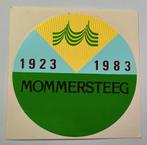 Sticker Mommersteeg 1923-1986, Ophalen of Verzenden, Nieuw, Bedrijf of Vereniging