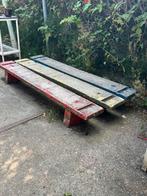 Vintage betonnen bankjes, Ophalen, Gebruikt, Overige materialen