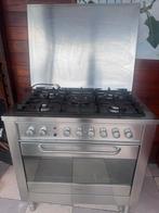 Ariston Gasfornuis/Hetelucht functie/5 pits/goede staat!, Ophalen, Gebruikt, Hete lucht, 60 cm of meer