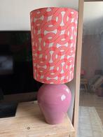 Tafellamp roze/rood, Ophalen, Zo goed als nieuw, Minder dan 50 cm