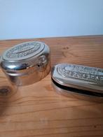 Antieke theedoosje en lepel set, Antiek en Kunst, Ophalen