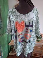 Shirt trui m l xl, Kleding | Dames, T-shirts, Ophalen of Verzenden, Zo goed als nieuw, Maat 46/48 (XL) of groter, Lange mouw