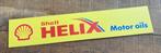 SHELL HELIX     reclamebord, Verzamelen, Merken en Reclamevoorwerpen, Ophalen of Verzenden, Zo goed als nieuw, Reclamebord