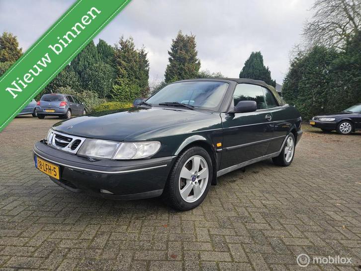 Saab 900 Cabrio 2.5 V6 SE lees tekst!, Auto's, Saab, Bedrijf, Te koop, Saab 900, ABS, Airbags, Centrale vergrendeling, Elektrische buitenspiegels