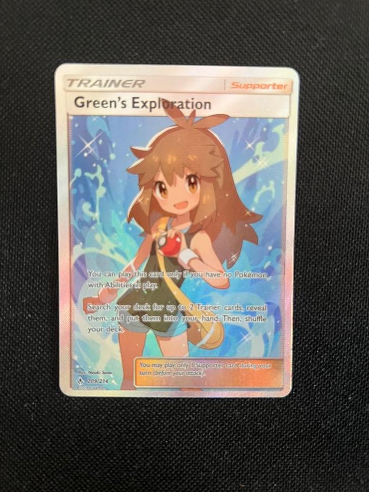 Green’s Exploration - 209/214, Hobby en Vrije tijd, Verzamelkaartspellen | Pokémon, Zo goed als nieuw, Ophalen of Verzenden