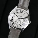 Cartier Drive de Cartier 41 (Zeer goed/ 2020), Overige merken, Leer, Staal, Polshorloge