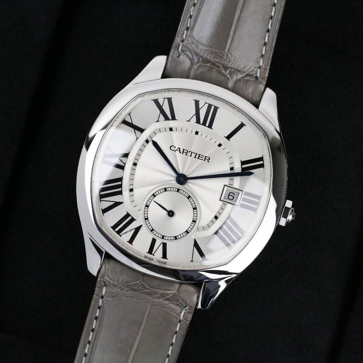 Cartier Drive de Cartier 41 (Zeer goed/ 2020), Sieraden, Tassen en Uiterlijk, Horloges | Heren, Zo goed als nieuw, Polshorloge