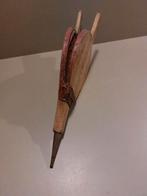 Oude hout-leren blaasbalg circa 45 cm, Antiek en Kunst, Ophalen of Verzenden
