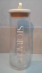 Rivièra Maison Loft storage Jar, voorraadpot,  L, Ophalen of Verzenden, Gebruikt, Glas, Pot, Bus of Blik
