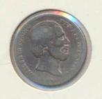 Nederland Halve Gulden 1858, ½ gulden, Koning Willem III, Zilver, Ophalen of Verzenden