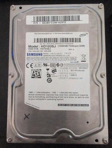 Samsung 1TB HDD - HD103SJ/HD103UJ beschikbaar voor biedingen