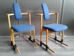 Set van 2x Stokke (Variér) Flysit (Blauw), Heel Mooi!, Huis en Inrichting, Stoelen, Twee, Blauw, Metaal, Ophalen of Verzenden