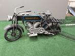 Husqvarna Motor met Zijspan - Metalen Schaalmodel, Ophalen of Verzenden