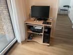 Computermeubel met computer en printer, Huis en Inrichting, Ophalen, Kunststof, Gebruikt, 70 tot 120 cm