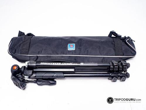 Manfrotto statiefset MK290LTA3 + MH293D3Q2 + tas, Audio, Tv en Foto, Fotografie | Statieven en Balhoofden, Gebruikt, Driepoot