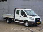 Ford Transit 165pk Automaat Dubbel Cabine Open Laadbak 3,5t, Auto's, Bestelauto's, Automaat, 1995 cc, Euro 6, 4 cilinders