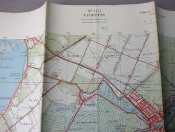 31 B Uithoorn Mijdrecht Nieuweveen plattegrond 1959 beschikbaar voor biedingen