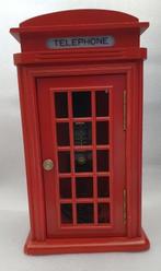 Vaste telefoon, Engelse telefooncel 39 cm hoog met telefoon, Telecommunicatie, Ophalen of Verzenden, Gebruikt