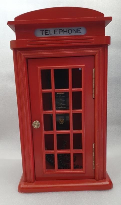 Vaste telefoon, Engelse telefooncel 39 cm hoog met telefoon, Telecommunicatie, Vaste telefoons | Niet Draadloos, Gebruikt, Ophalen of Verzenden