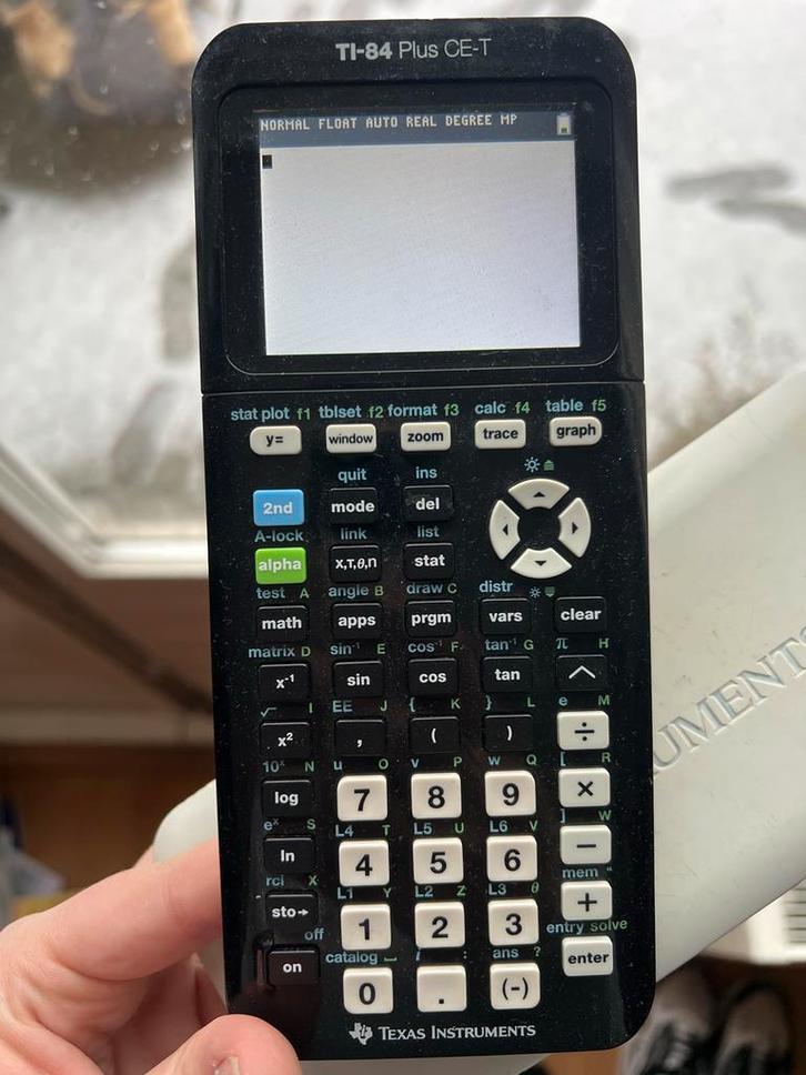 TEXAS INSTRUMENTS TI-84 Plus CE-T Python Edition Zwart, Diversen, Rekenmachines, Zo goed als nieuw, Grafische rekenmachine, Ophalen of Verzenden