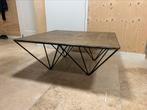 Salontafel vierkant landelijk, Huis en Inrichting, Tafels | Salontafels, Ophalen, 50 tot 100 cm, Vierkant, 50 tot 100 cm