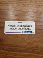 2610 Nissan Sticker - Gebouwd voor minder onderhoud, Auto diversen, Autostickers, Ophalen of Verzenden