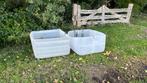 Gratis 8 halve IBC containers af te halen, 150 liter of meer, Ophalen, Gebruikt, Kunststof