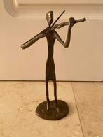 Bronzen Violist Sculptuur, Antiek en Kunst, Kunst | Beelden en Houtsnijwerken, Ophalen of Verzenden