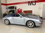Porsche 911 (993) Carrera Cabriolet 1:18 Maisto Blauw MJ, Ophalen of Verzenden, Zo goed als nieuw, Auto, Maisto