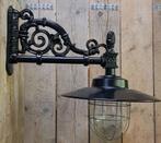 Nieuwe klassieke buitenlamp wandlamp van gietijzer, Verzenden, Nieuw, Glas