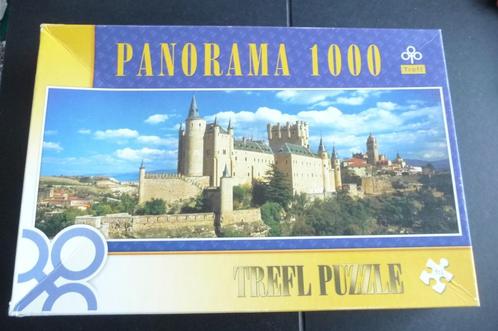PANORAMA 1000 TREFL PUZZEL, ALCAZAR SPANJE NIEUW, Hobby en Vrije tijd, Denksport en Puzzels, Nieuw, Legpuzzel, 500 t/m 1500 stukjes