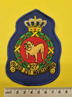 Vintage patch 327 Squadron (Klu) jaren '80, Verzamelen, Ophalen of Verzenden, Zo goed als nieuw, Patch, Badge of Embleem