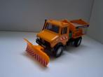 Unimog met sneeuwschuif, Hobby en Vrije tijd, Modelauto's | 1:50, Ophalen of Verzenden, Zo goed als nieuw, Bus of Vrachtwagen