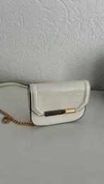 Damestas klein leer wit/beige, Ophalen, Zo goed als nieuw, Beige, Handtas