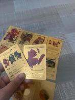 12 Gouden Pokemon Kaarten - Goede Staat!, Ophalen of Verzenden, Zo goed als nieuw, Meerdere kaarten, Foil