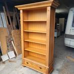 Nette massief eikenhouten boekenkast, Ophalen, 25 tot 50 cm, 100 tot 150 cm, 200 cm of meer