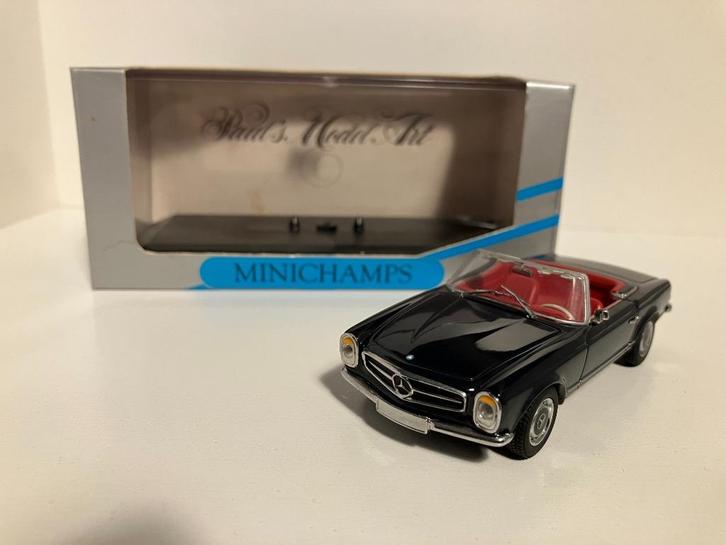 Mercedes 280SL Pagode  1963   1/43 Minichamp, Hobby en Vrije tijd, Modelauto's | 1:43, Nieuw, Auto, MiniChamps, Ophalen of Verzenden