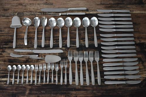Gero Zilmeta 515 Rumba 6 personen diner cassette incl klein, Antiek en Kunst, Antiek | Bestek, Ophalen of Verzenden